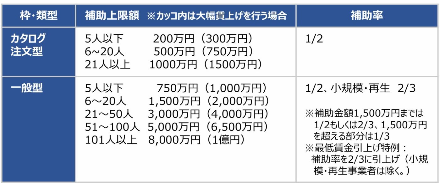 省力化投資補助金にオーダーメイド形式（一般型）